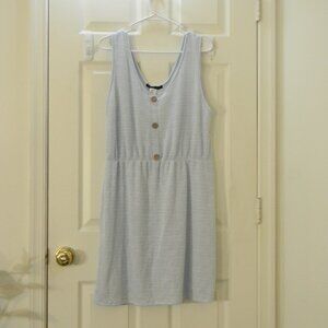 Kreative Content Blue Stripe Jumpsuit Jumper Dress Cover-up Soft 2X/1X NWT